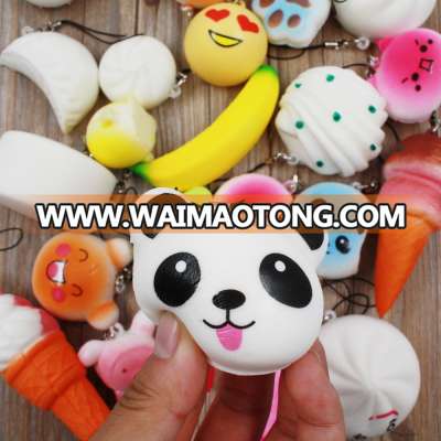 2017 Stress Release Cute Squishy Kawaii Random 20pcs/set Pack Jumpo PU Soft Toys Squishy Slow Rising